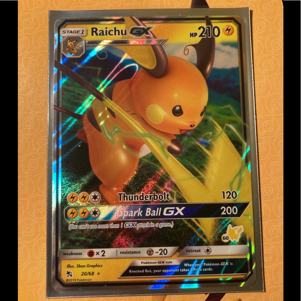 Raichu GX Ultra Rare Hidden Fates 20/68 - Picture 1 of 1